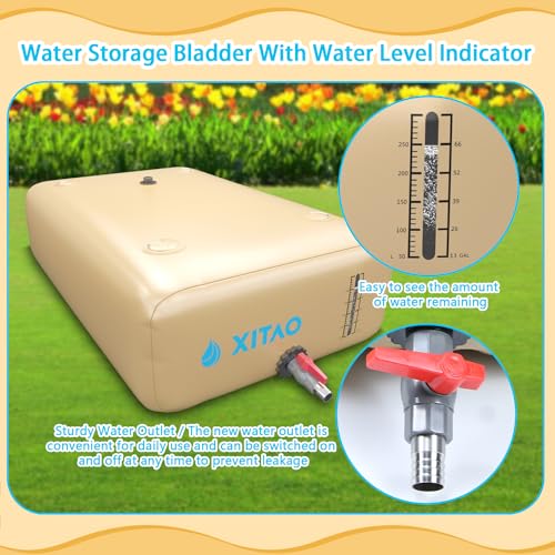 142Gal 540L Water Storage Bladder w (142 Gal / Yellow)