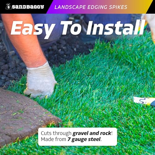 6 Inch Galvanized Landscape Edging Spikes