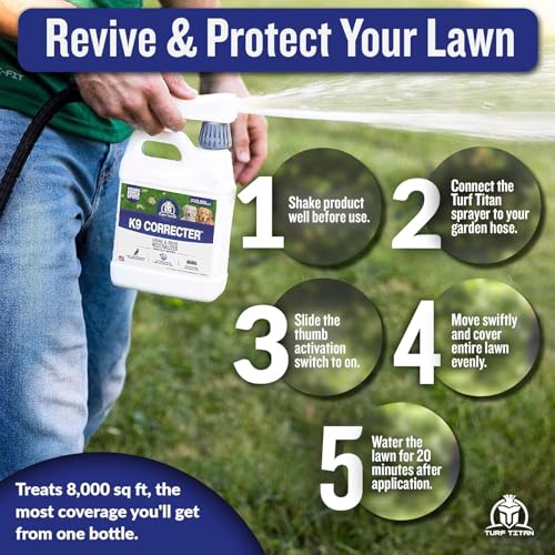 K9 Correcter Dog Urine Neutralizer for Lawn (128 Fl Oz (Pack of 1))