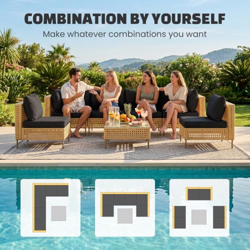 7 Piece Patio Furniture Set (Br-bk-7pc)