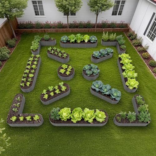 Anleolife 14 Bed Heart (Set of 14 / Cove-grey)
