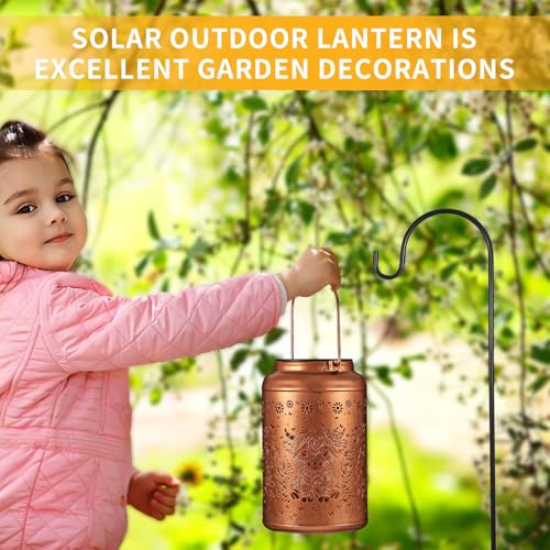 Solar Lanterns Outdoor Waterproof Garden Decor Gifts for Women Mom