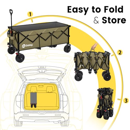 300L Extended Collapsible Wagon