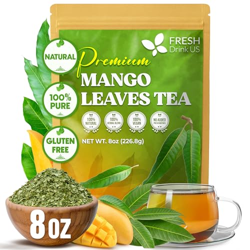 Premium 8 oz Dried Mango Leaves (8oz)