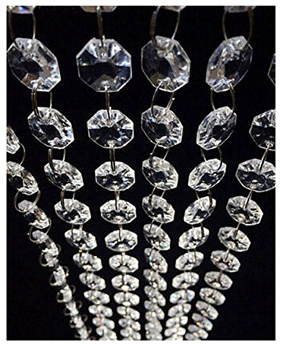 198 FT Crystal Acrylic Gems Bead Strands (30 Foot)