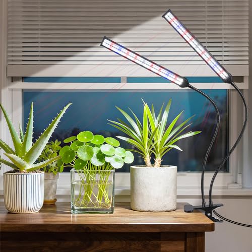 Indoor Clip on Plant Growth Light (2 Head Big)