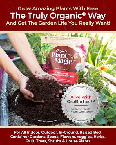 Compressed Organic Potting Soil for Garden (32 Ounce)