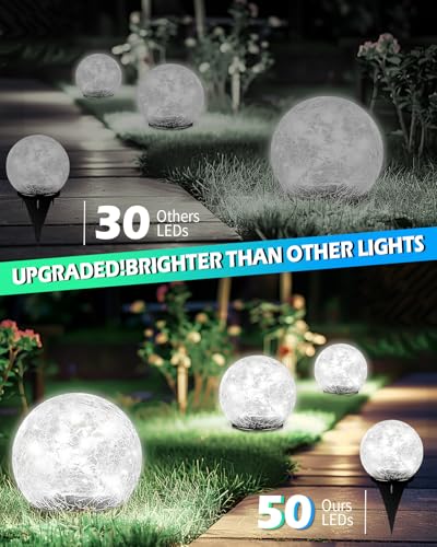 Garden Solar Ball Lights Outdoor Waterproof (4.7 Inch)