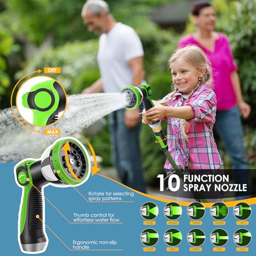 Non Expandable Garden Hose 150 FT (Green / 150ft)