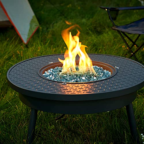 10 lbs High Luster Fire Glass (160 Ounce)