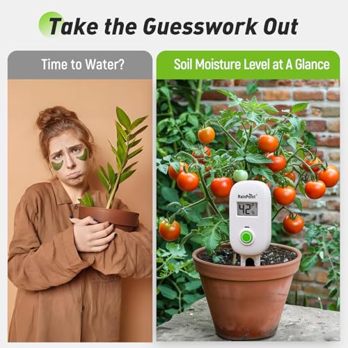 Smart Digital Wireless Plant Moisture Meter Houseplant Indoor (Sensor Only Pack)