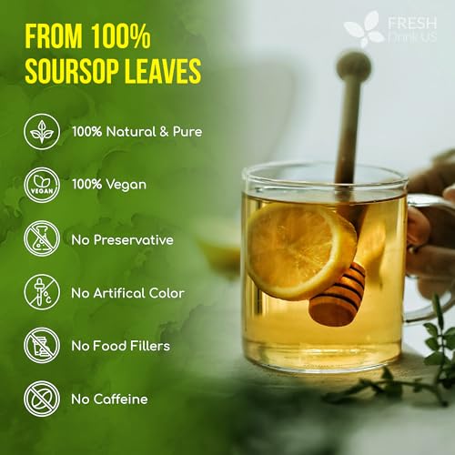 Premium 105 Bags Soursop Graviola Leaf Tea (105 Tea Bag)