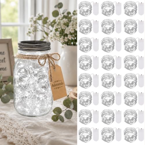 24 Pack Fairy Lights Battery Operated (2032-24 Pack-Cool White)