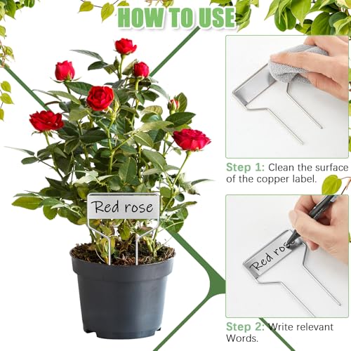 60 Pcs Metal Garden Tags Plant Labels (62 Count)