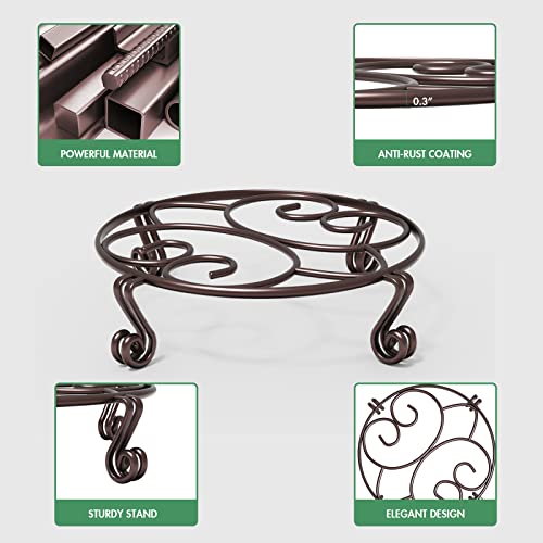 Original Patented Plant Stand for Flower Pot Heavy Duty Potted Holder Indoor Outdoor