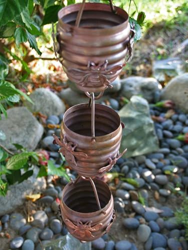 Honeybee & Hive Copper Rain Chain
