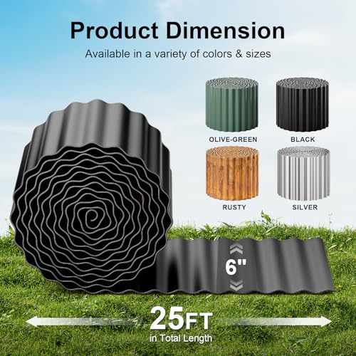 Corrugated Garden Edging Border (25 Foot)