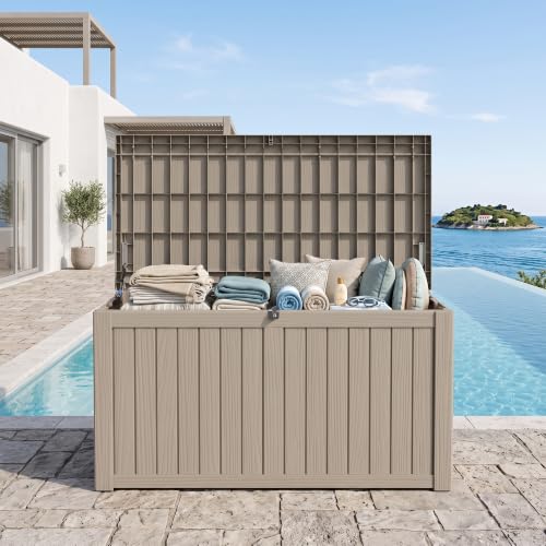 Outdoor Storage Box (Grey / 180 Gallon 3.1 XL)