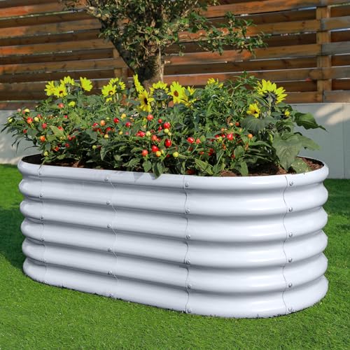 18“ Tall 4×2ft Galvanized Raised Garden Bed Kit