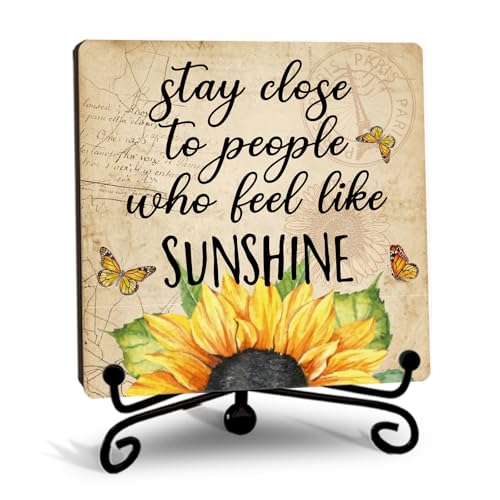 Sunflower Decor for Rustic Farmhouse Country Room (Retro Sunshine)