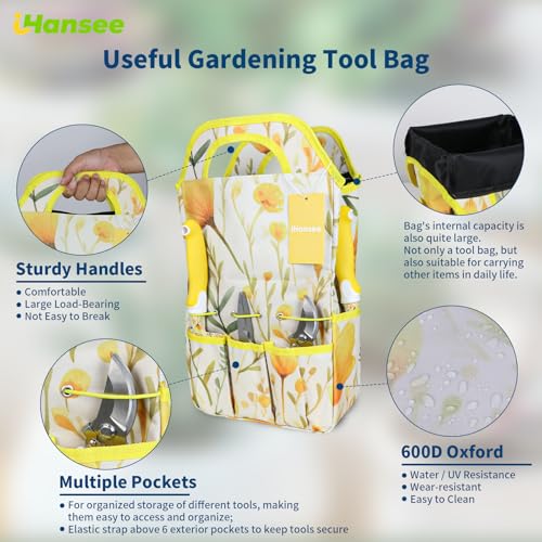 Yellow Garden Tools Set 10 Pieces (yellow)