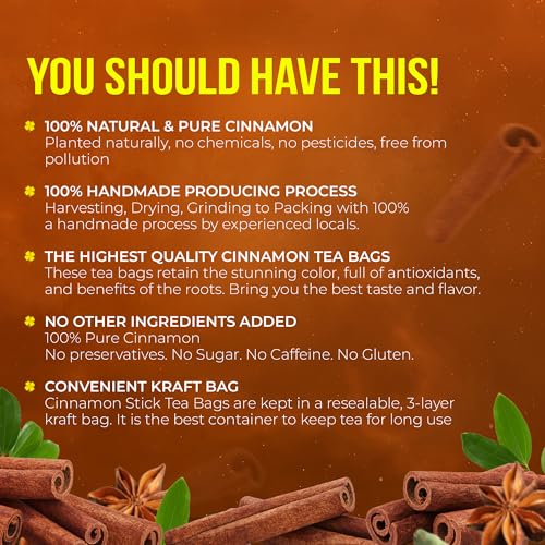 Premium 75 Cinnamon Tea Bags (135 Count)