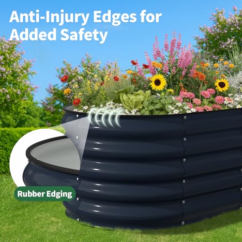 Raised Garden Bed (Midnight Blue / 8x2x1.5FT)