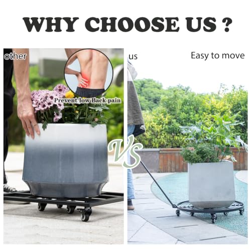 22 Inch Plant Rollers with Wheels (22in)