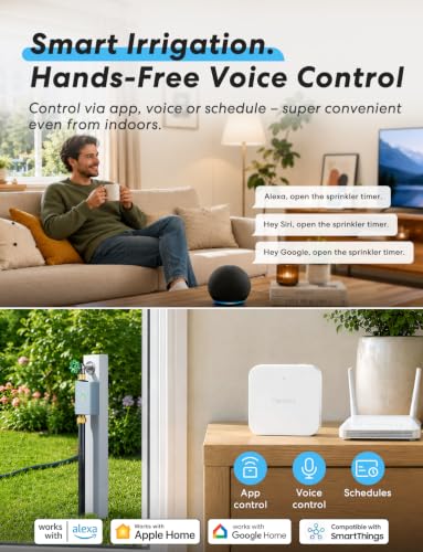 WiFi Water Timer for Garden Hose (Gray / Timer with Hub)