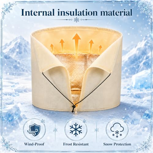 2 Pack Plant Winter Protection Pot Cover (L-2pcs)