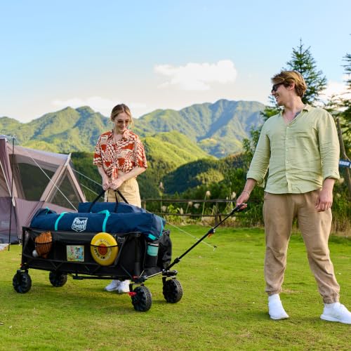 51.2" Extended Collapsible Wagon (Black / 400L)