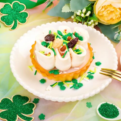 Shamrock Sprinkles for Cake Decorating (Green)