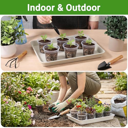 Rectangle Plant Tray 13 Inch (13 Inch / Beige)