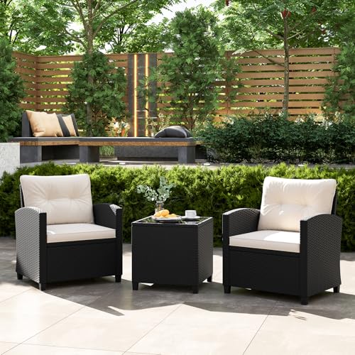 3 Piece Patio Furniture Set (3 Count)