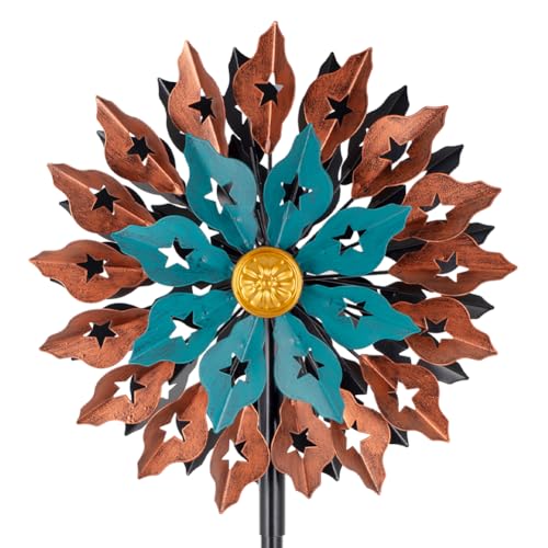 Viveta Kinetic Wind Spinner (Brown Blue-13“)