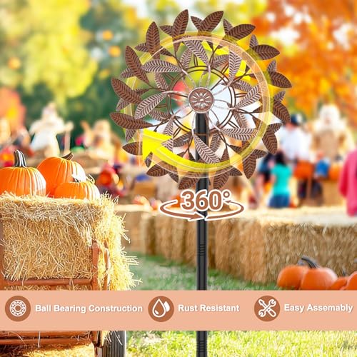 360° Wind Spinners Outdoor (Rust Color)