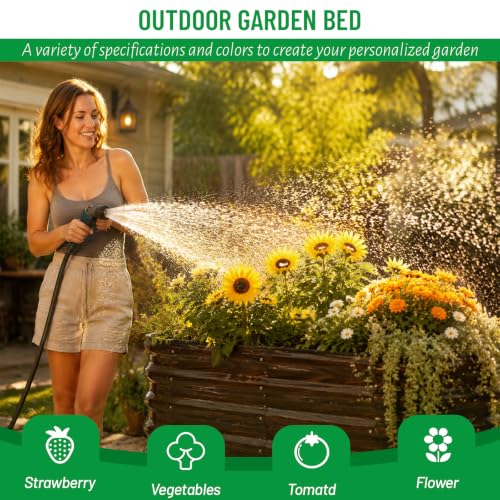 Galvanized Steel Raised Garden Bed Kit