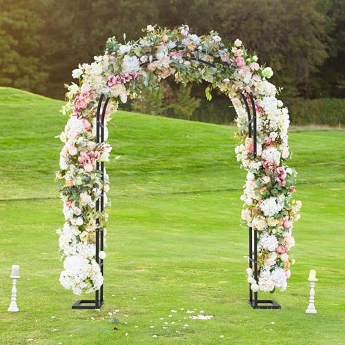 Arch Trellis for Climbing Plants Outdoor (94.5"(H)*55"(L)*7.7"(W))