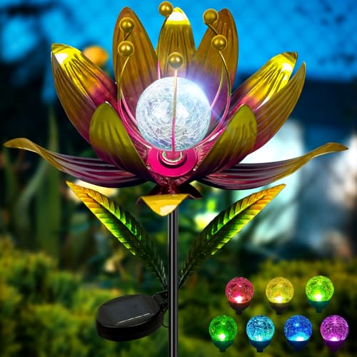 Wind Spinners Outdoor with Stake Metal Yard Art