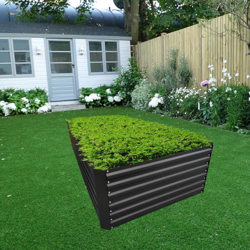 8x2x2FT Black Metal Raised Garden Bed Kit (Black / 8x2x2 ft)