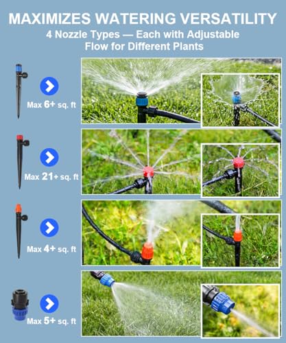 50FT Main Tube 1 (Drip 55 Nozzles+ 50FT Main&197FT 1/4'' tube)