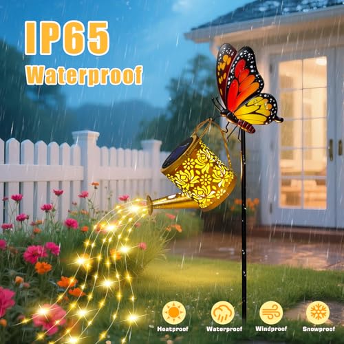 Solar Garden Lights Outdoor Decor (Butterfly / 1 PACK)