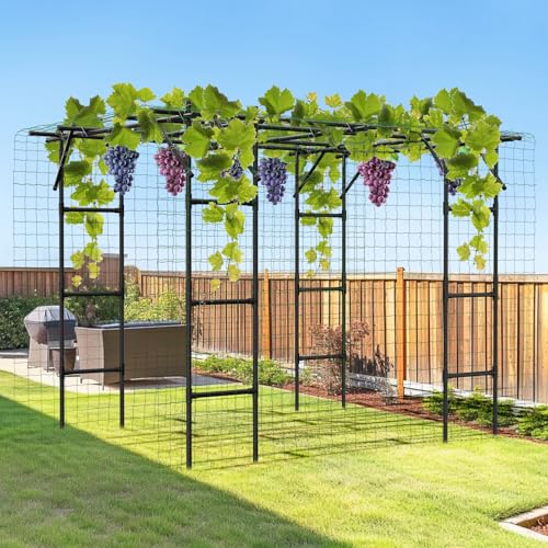 87"H x 118"L Garden Arch Trellis (87" H x 118" L x 79" W/Square)