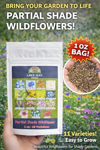 Partial Shade Wildflower Mix Seed (4 oz)