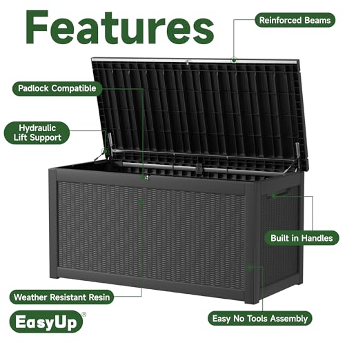 320 Gallon Outdoor Storage Box Waterproof