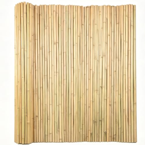 Natural Bamboo Fence 3ft H x 8ft L x 0.7In D (0.7 in D x 3ft H x 8ft L)