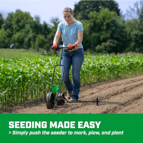 8701G TurfPro Push Seeder Streamlines Row Planting in Prepared Soil (Newer Version)