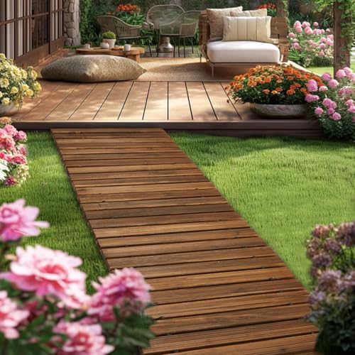 12FT Wooden Garden Pathway