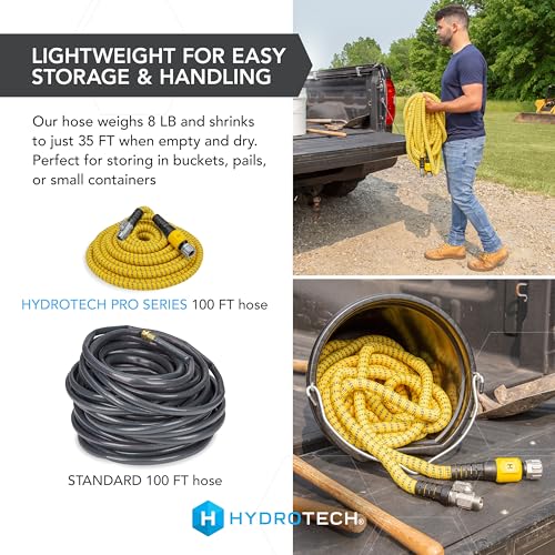 Pro Series 100 ft Max Flow Garden Hose (100 Feet)