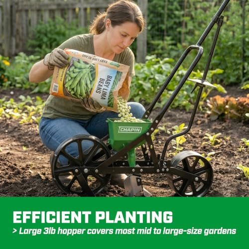 8701G TurfPro Push Seeder Streamlines Row Planting in Prepared Soil (Newer Version)